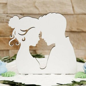DUBLEZ | Dřevěné postavičky na svatební dort - Novomanželé