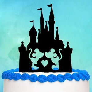 DUBLEZ | Dětský zápich do dortu - Hrad Mickey Mouse