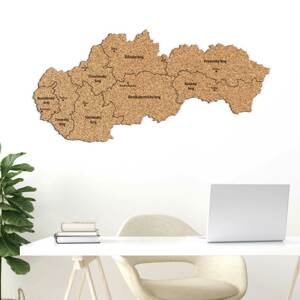 DUBLEZ | Korková mapa krajů Slovenska