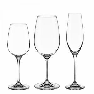 Lunasol - Startovací set pohárů do domácnosti 18 ks – Premium Glas Crystal (321809)