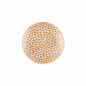 Lunasol - Mělký talíř Flow strukturovaný bílý/champagne 9,6 cm (491221)