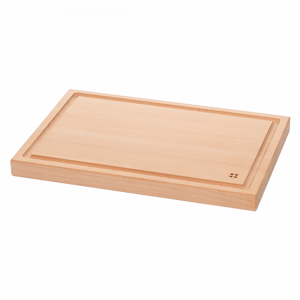 Lunasol - Dřevěné prkénko se žlábkem 30 x 20 cm - Basic (593012)