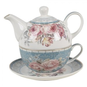 Porcelánový Tea for one Peony Rosé – 400 ml / 250 ml