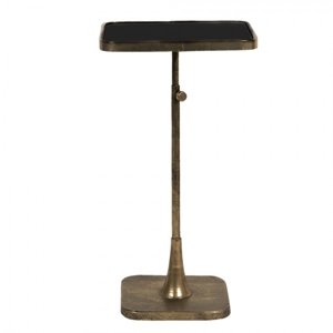 Stylový odkládací stolek Alan s nastavitelnou výškou – 30x30x54 cm