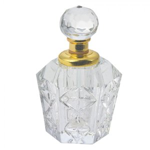 Malý flakon na parfém ze skla Lunete – 4x4x7 cm