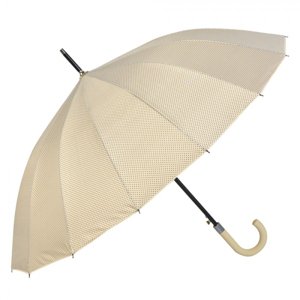 Béžový deštník s puntíky – 60  cm