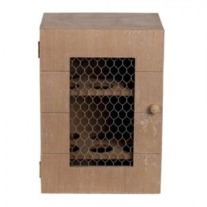 Dřevěná skříňka na vajíčka – 17x12x24 cm