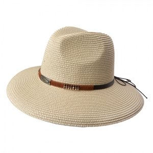 Dámský klobouk béžový - – 35x15 cm