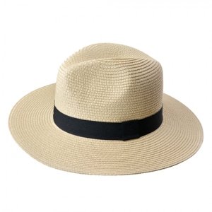 Dámský klobouk béžový - – 35x13 cm