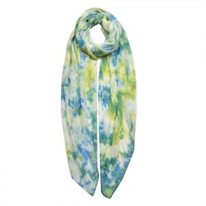 Zeleno modrý šátek – 70x180 cm