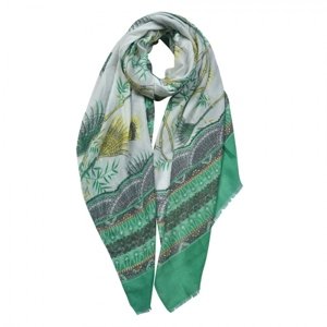 Barevný šátek s potiskem – 80x180 cm