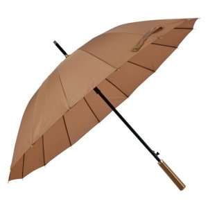 Hnědý deštník pro dospělé – 100x80