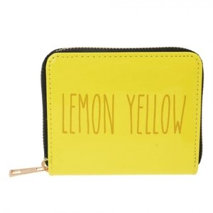 Žlutá peněženka Lemon Yellow – 12x10x2 cm