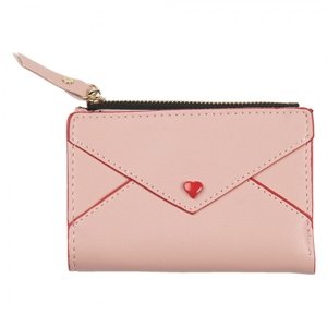 Růžová peněženka Psaníčko – 12x9 cm