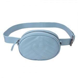 Modrá kabelka s páskem okolo pasu – 17x6x11 cm