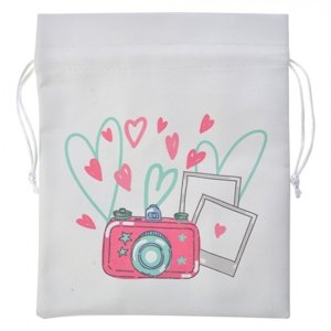 Batůžkový sáček s fotoaparátem – 18x20 cm