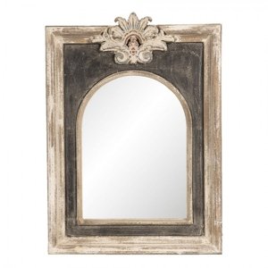 Nástěnné zrcadlo v antik rámu s patinou Settarra – 46x5x63 cm