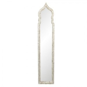 Vintage nástěnné zrcadlo s patinou Silke – 30x4x150 cm