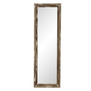 Nástěnné zrcadlo ve vintage stylu s patinou Eumaurri – 22x3x70 cm