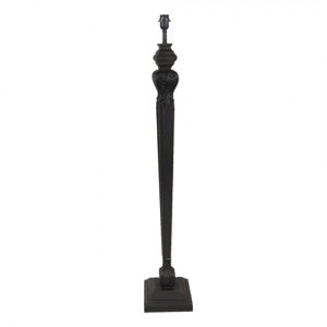 Černá dřevěná noha k lampě Orvelle – 23x134 cm