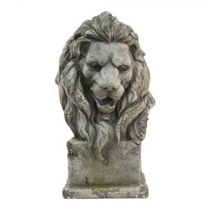 Dekorace Lion Grey 36*32*60 cm – 32x26x60 cm