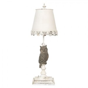 Vintage stolní lampa se sovou Margreet – 22x69 cm