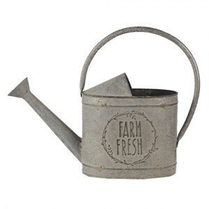 Dekorativní šedá retro konev Fresh farm – 45x16x33 cm