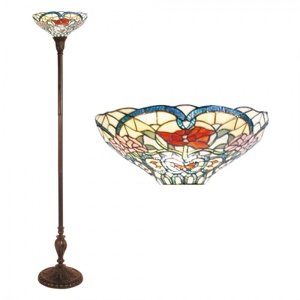Stojací lampa Tiffany – 35x180 cm