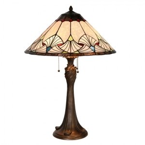 Stolní lampa Tiffany Liriene – 51x78 cm