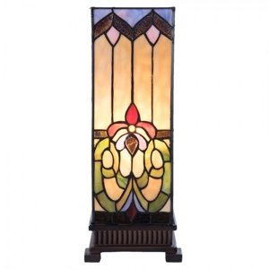 Stolní lampa Tiffany Renier – 17x17x44 cm