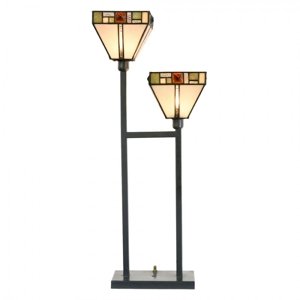 Stolní lampa Tiffany Edlyn – 28x15x70 cm