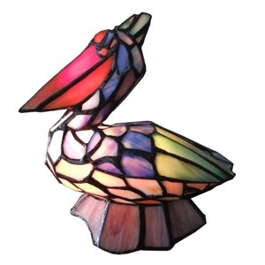 Stolní lampa Tiffany Bird – 24x19x31 cm