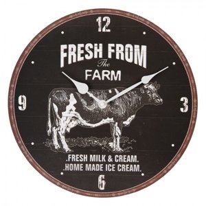 Nástěnné hodiny Fresh from the farm – 34x3 cm