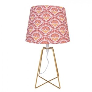 Stolní lampa s barevným vintage stínidlem Roosmarijn – 20x35 cm