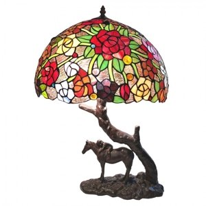 Stolní lampa Tiffany Cunégonde – 43x58 cm