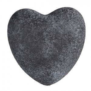 Granitové antik keramické dekorační srdce Granit – 11x11x4 cm