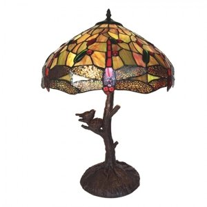 Stolní Tiffany lampa Bernadette – 41x57 cm