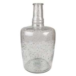 Skleněná transparentní foukaná váza Sandy – 21x38 cm