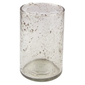 Skleněná transparentní foukaná váza Sandy – 10x15 cm