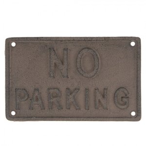 Cedulka No parking – 19x1x12 cm