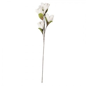 Bílá umělá květina Joop – 95 cm