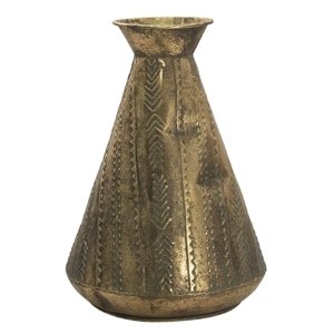 Zlatá antik dekorační váza Thelonious – 27x38 cm