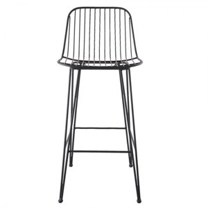 Kovová barová stolička – 40x44x90 cm