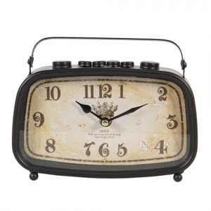 Vintage stolní hodiny Yasmina – 20x5x15 cm