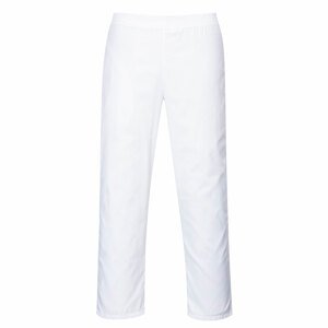 PORTWEST Kuchařské kalhoty PORTWEST bílé XS