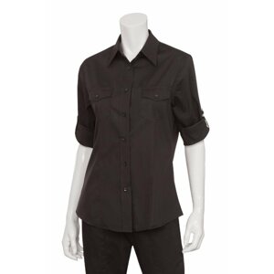 CHEF WORKS - KUCHAŘSKÉ OBLEČENÍ Dámská číšnická košile Chef Works - 2 barvy černá,XL