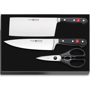 WÜSTHOF Sada 2 nožů Wüsthof CLASSIC + Kuchyňské nůžky 9285