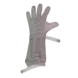 IVO Ochranná rukavice proti pořezu IVO dlouhá - nerezová s háčky 17319 M