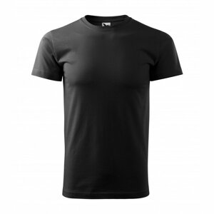 MALFINI Pánské tričko - BASIC -černé 4XL
