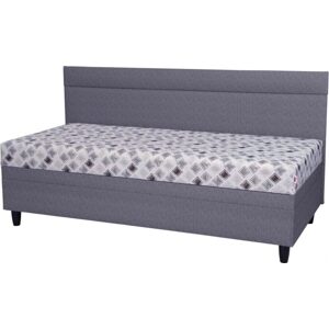 Čalouněná postel NEO s čelem, úložným prostorem a matrací Rozměr: 80x200 cm, Potahová látka: ALFA8
